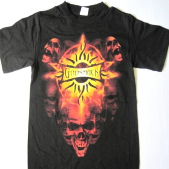 Godsmack Skull and Sun Tee (S) - Picture 1 of 3